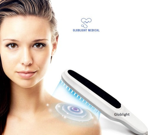 Psoriasis UVB 311nm lamp - set of UV glasses and lighting comb.