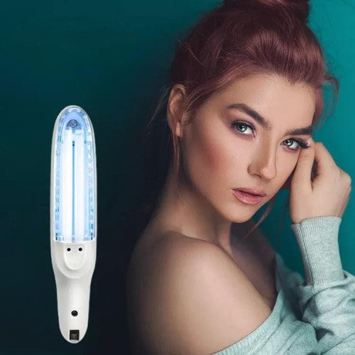 Psoriasis UVB 311nm lamp - set of UV glasses and lighting comb.