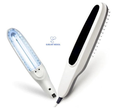 Psoriasis UVB 311nm lamp - set of UV glasses and lighting comb.